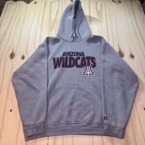 2000s University of Arizona Wildcats Grey Hoodie Sweatshirt Mens Size Large READ